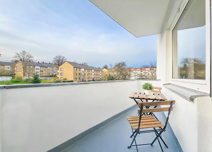 Tolstov - Monteurwohnung - 2 Schlafzimmer - Kueche - Balkon - Waschmaschine - 25 Min Zur Messe Dus Lejlighed Heiligenhaus